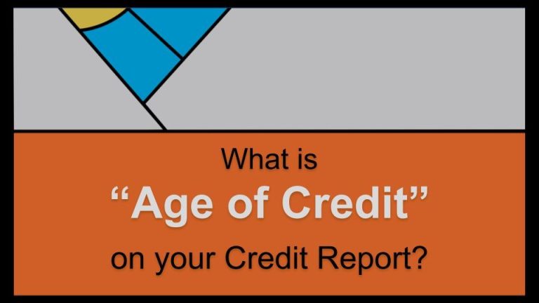What is "Age of Credit" on your credit report?