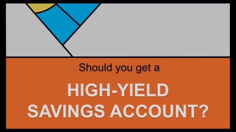 Should you get a high-yield savings account?