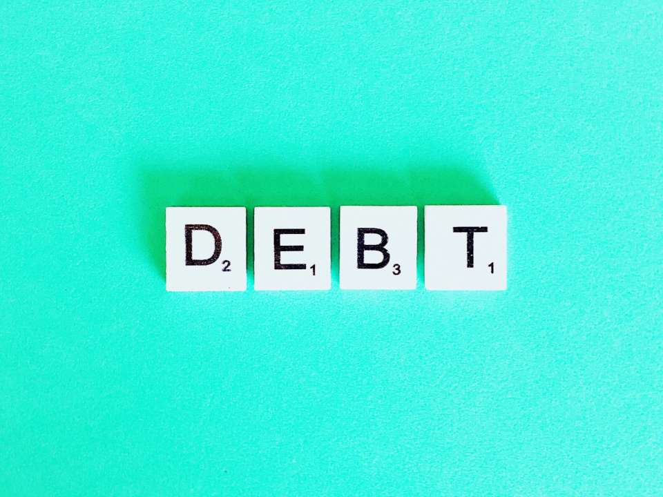 Debt and loan concept