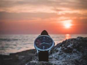 watch with sunset