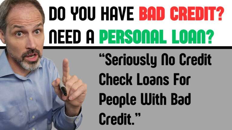 Learn About No Credit Check Loans For People With Bad Credit!