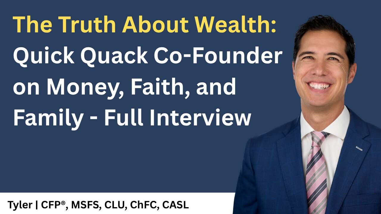 Discover how Quick Quack co-founder Tim Wright built wealth, shaped family values, and found purpose through struggle, faith, and financial literacy.